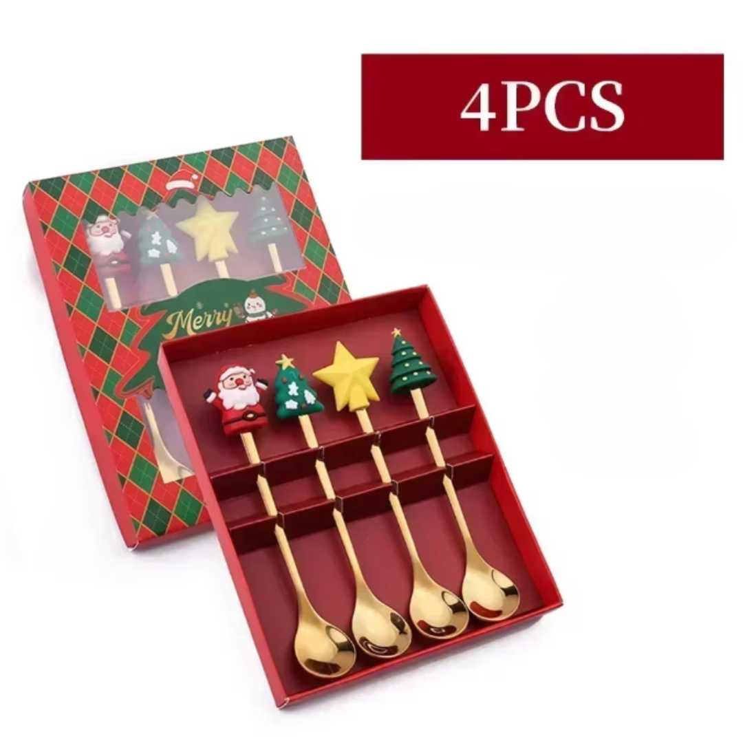 Christmas Dessert Cutlery Gift Set