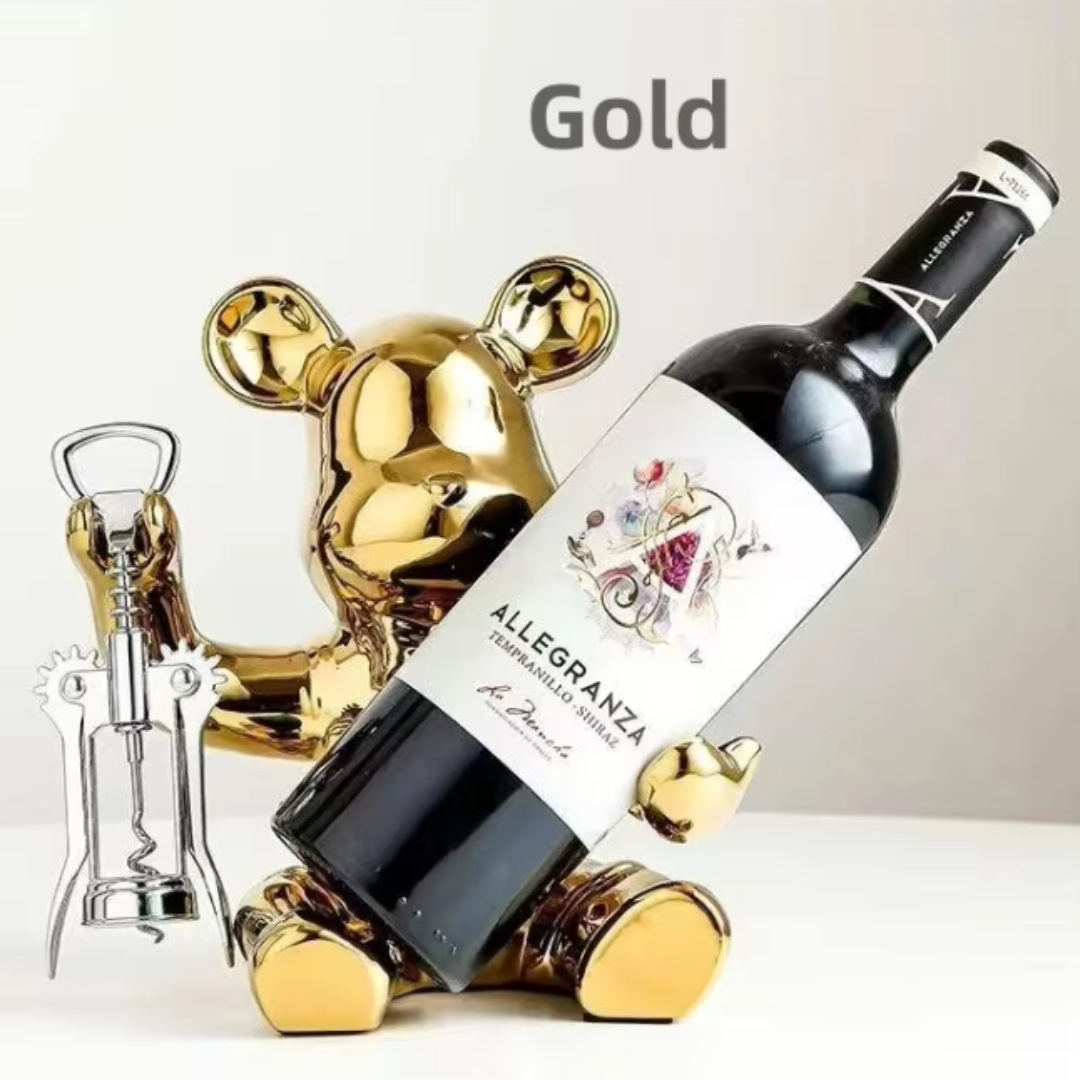 Teddy Bear Wine Bottle Holder