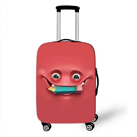 Luggage Cover 1 – Funny Faces Collection