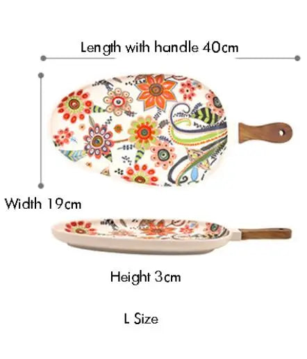 Lan Ceramic Salad Plate