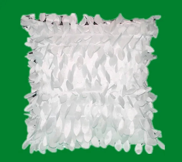 Textured Leaves Cushion Cover