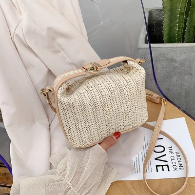 Mara Straw Crossbody Bag
