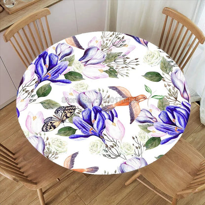 Paisley Floral Fitted Table Cloth (Round)