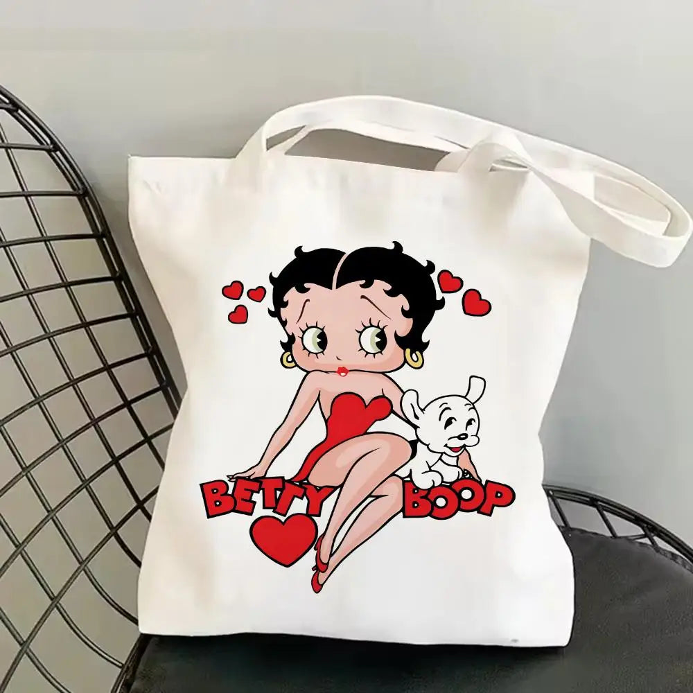 Betty Boop Canvas Tote