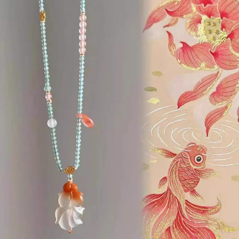 Oriental Traditional Koi Necklace