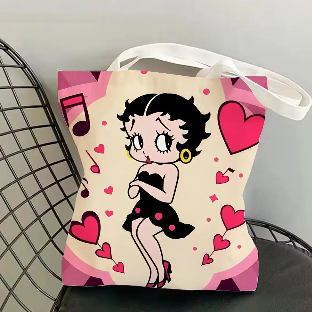 Betty Boop Canvas Tote