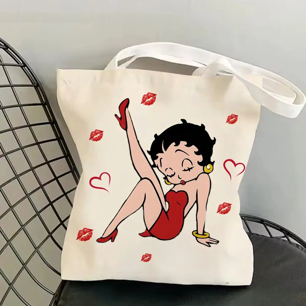 Betty Boop Canvas Tote
