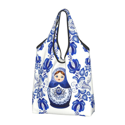 Russian Doll Design Eco Shopping Bag