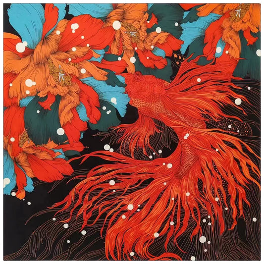 Dancing Fish Scarf