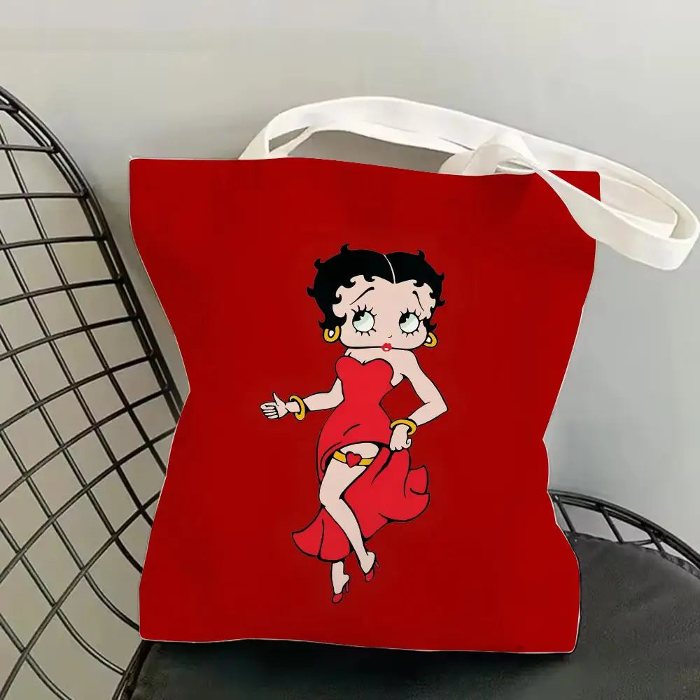 Betty Boop Canvas Tote