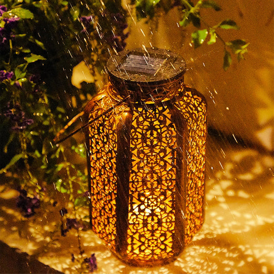 Vintage Solar Garden Lantern