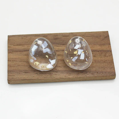 Renee  Water Droplet Stud Earrings