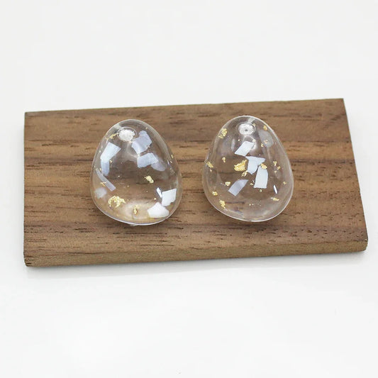 Renee  Water Droplet Stud Earrings