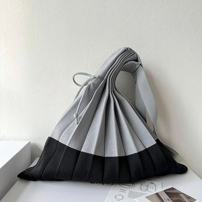 Kera Pleated Knit Bag