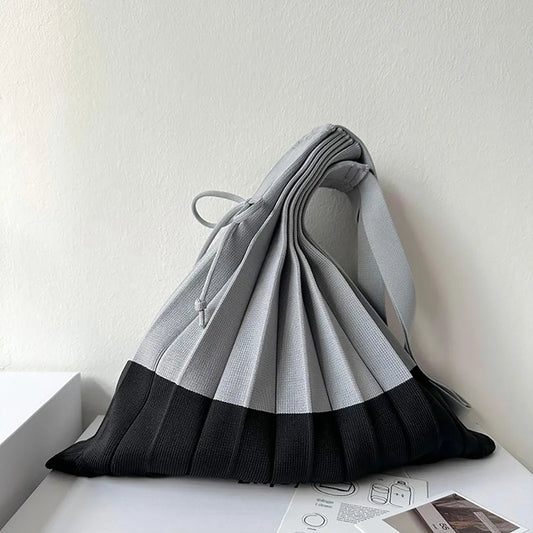 Kera Pleated Knit Bag