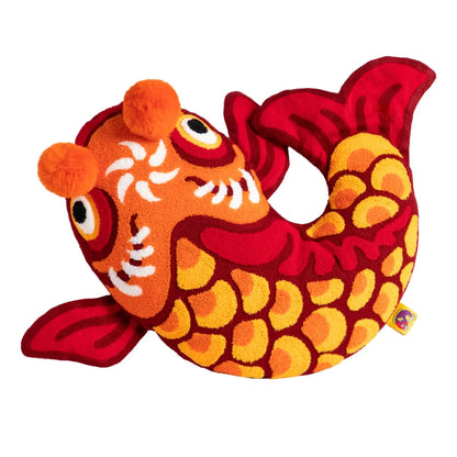 Prosperity Lion and Koi Plush