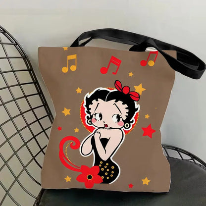 Betty Boop Canvas Tote