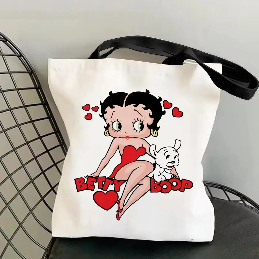Betty Boop Canvas Tote
