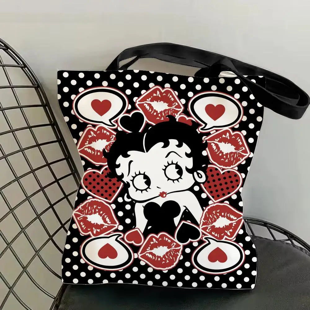 Betty Boop Canvas Tote