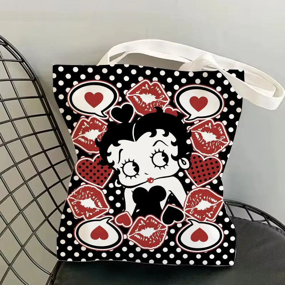 Betty Boop Canvas Tote