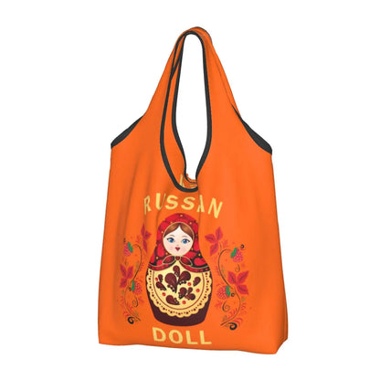Russian Doll Design Eco Shopping Bag