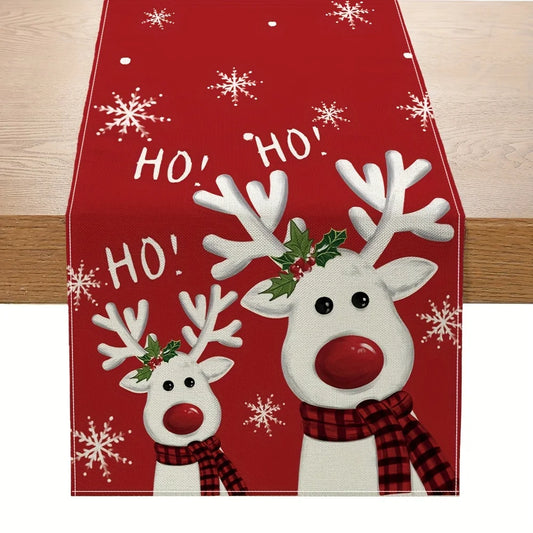 Christmas Reindeer Table Runner