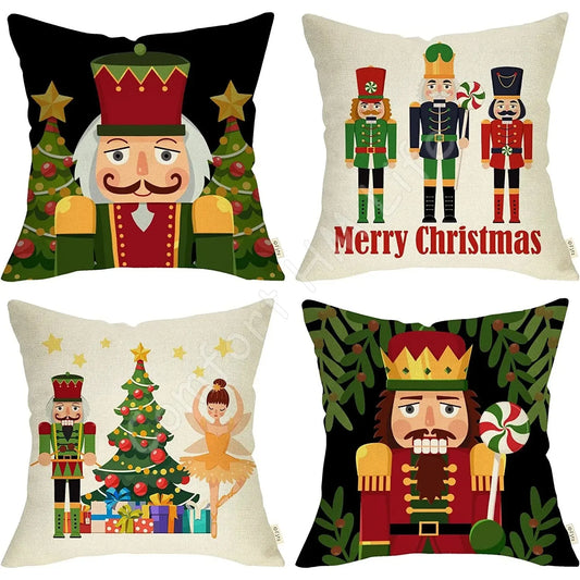 The Nutcracker Cushion Cover - 4 pcs