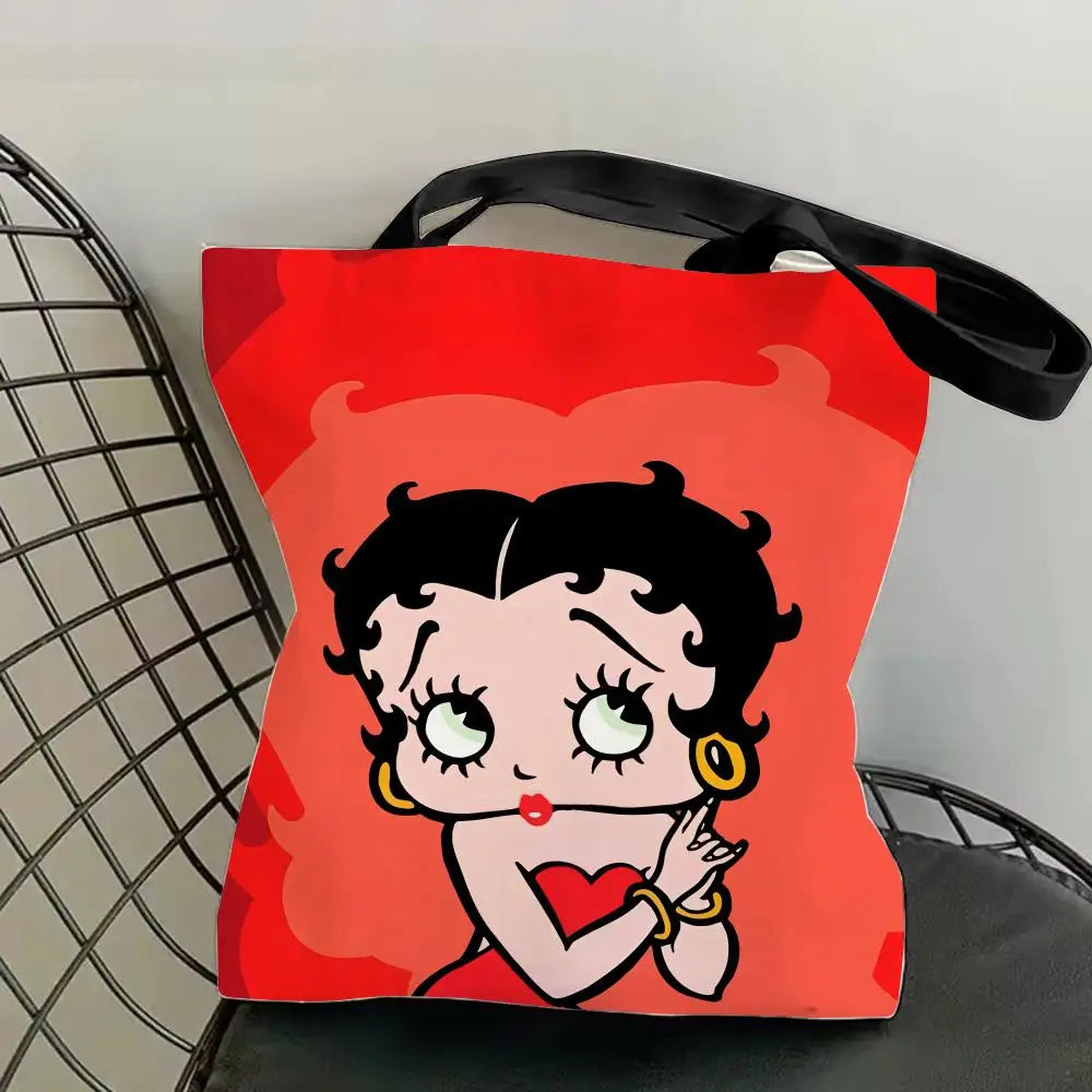 Betty Boop Canvas Tote