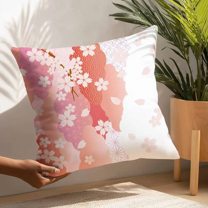 Japanese Ukiyo-e Style Cushion Cover