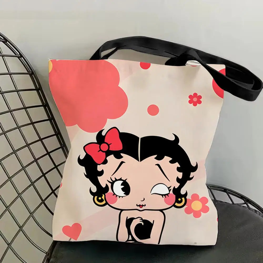 Betty Boop Canvas Tote