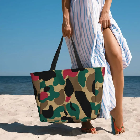 Camouflage Big Beach Bag