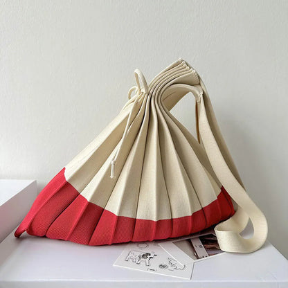 Kera Pleated Knit Bag