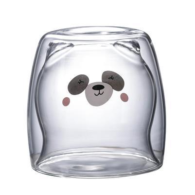 MAD™ Cute Animal Double-Walled Glass (250ml)