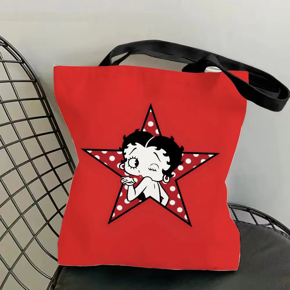 Betty Boop Canvas Tote