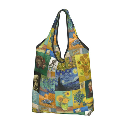 Art Lovers Eco Shopping Bag 2 -Van Gogh, Blossoms