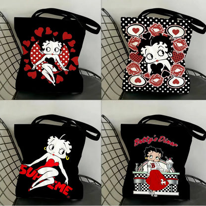 Betty Boop Canvas Tote