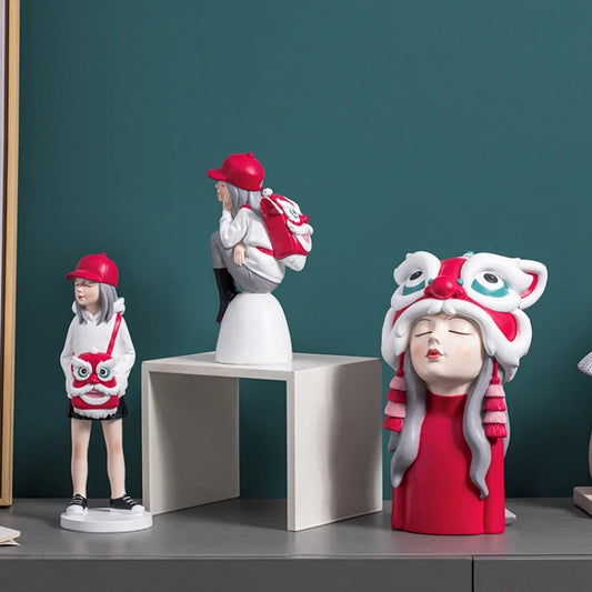 East Meets West Figurines