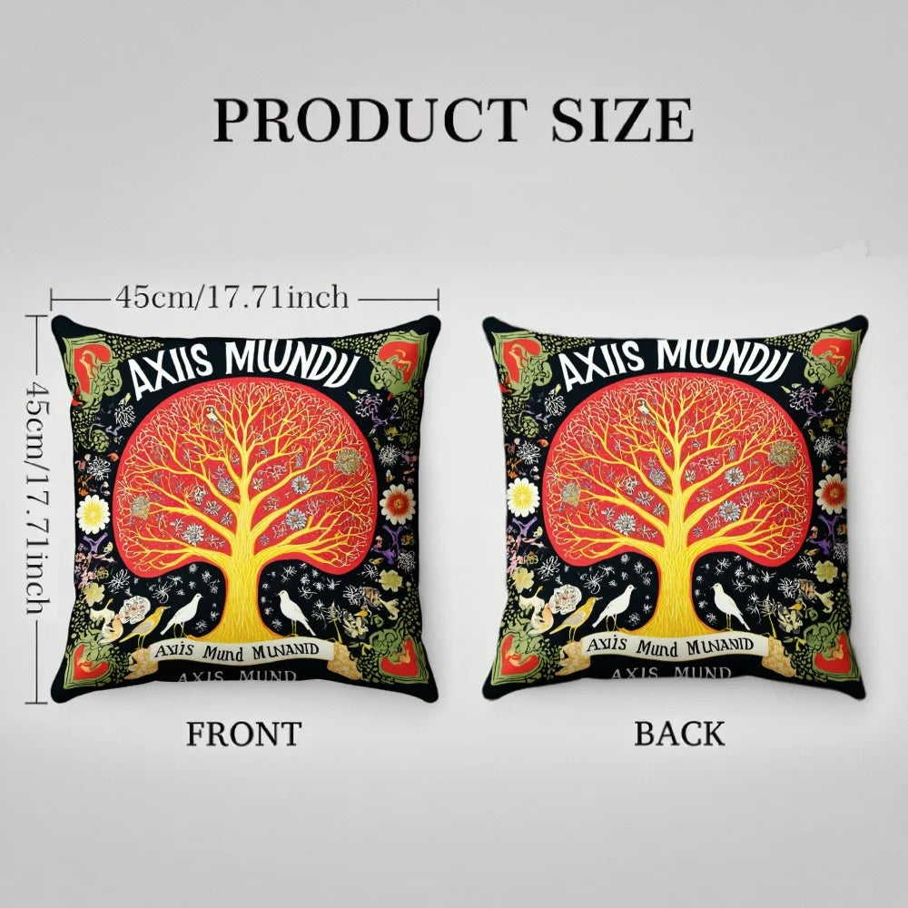 Tree Art Cushion Cover (Double Sided)