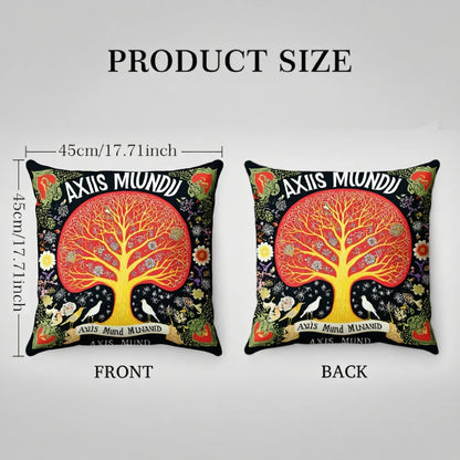 Tree Art Cushion Cover (Double Sided)