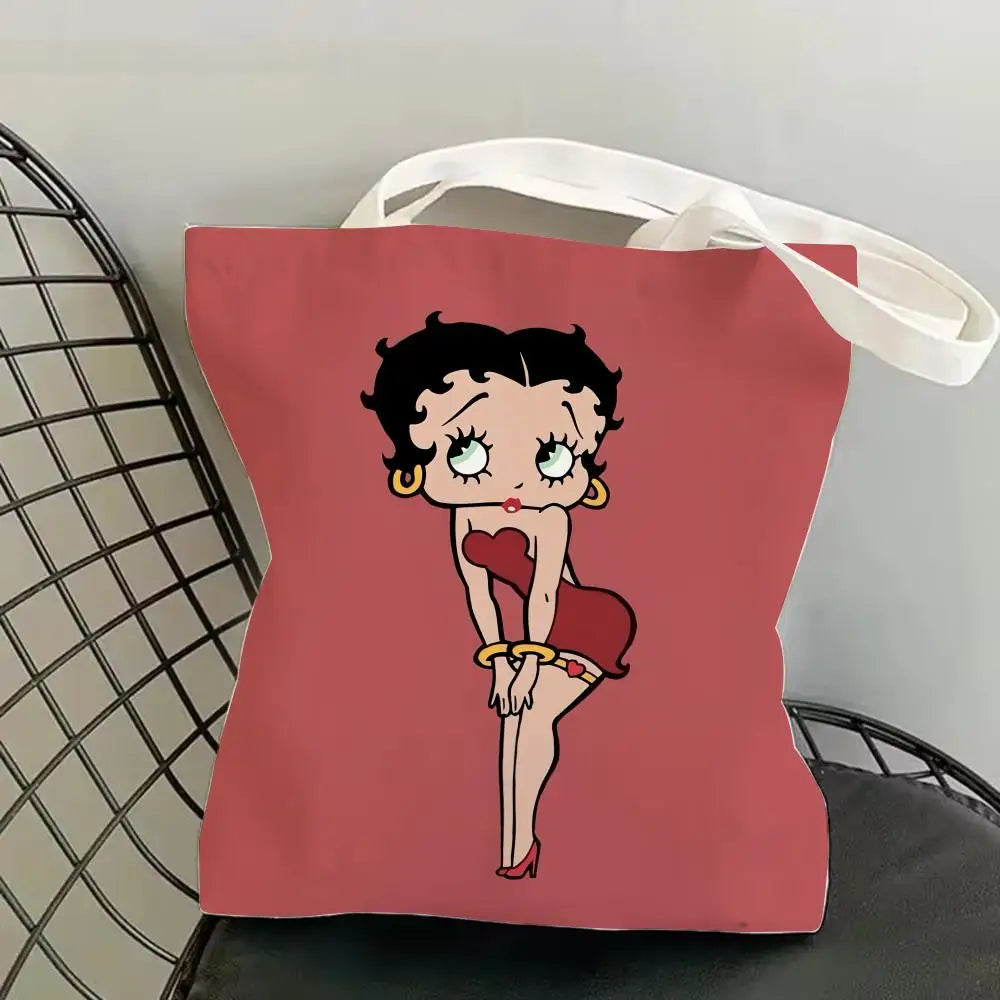 Betty Boop Canvas Tote