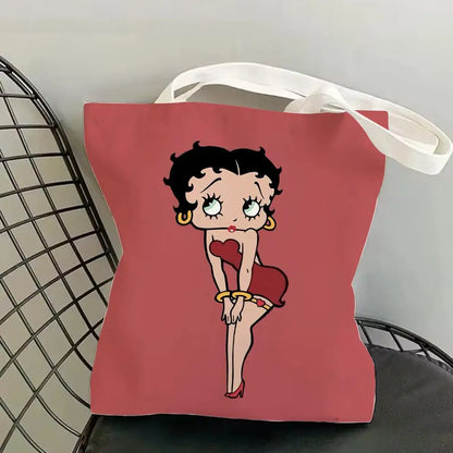 Betty Boop Canvas Tote