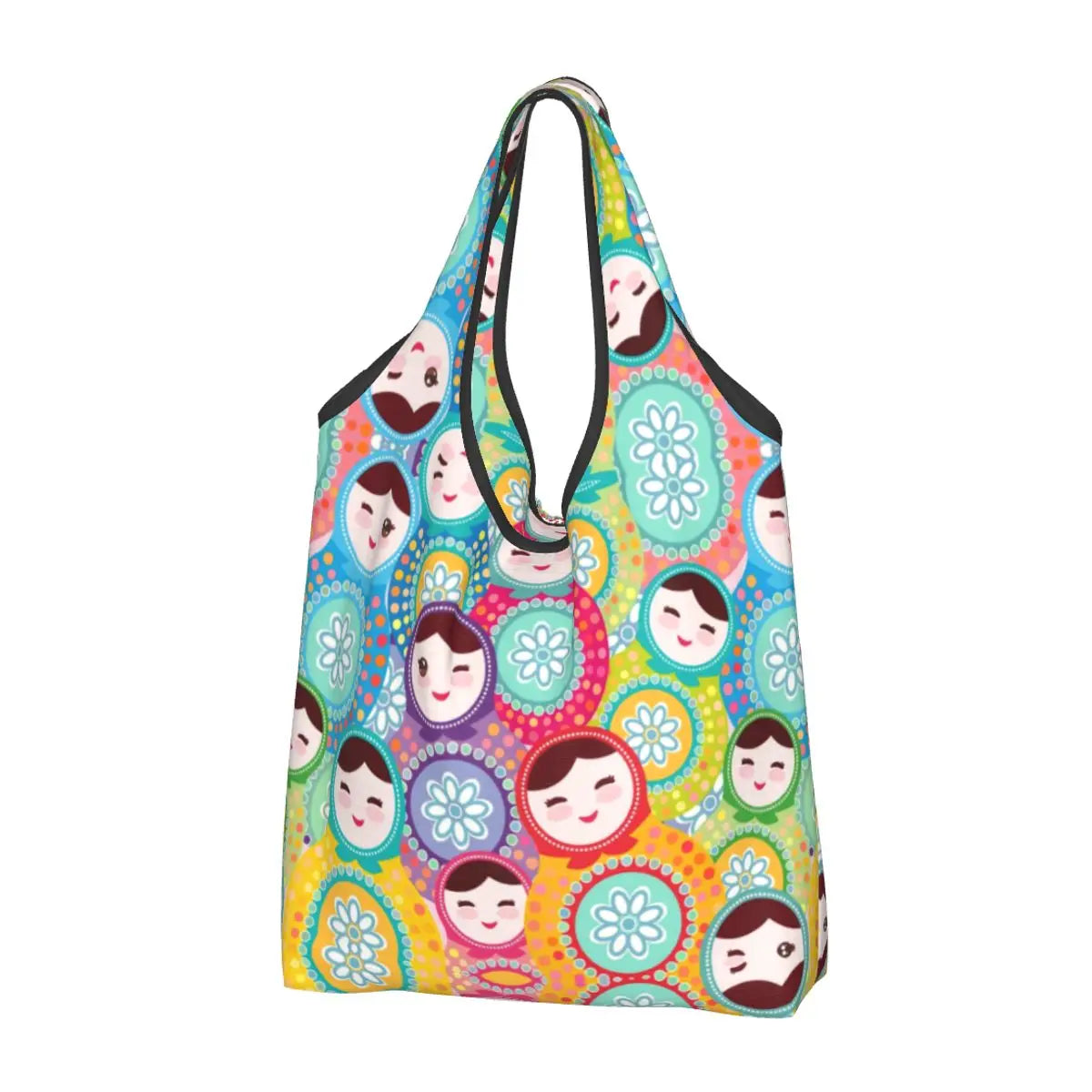 Russian Doll Design Eco Shopping Bag