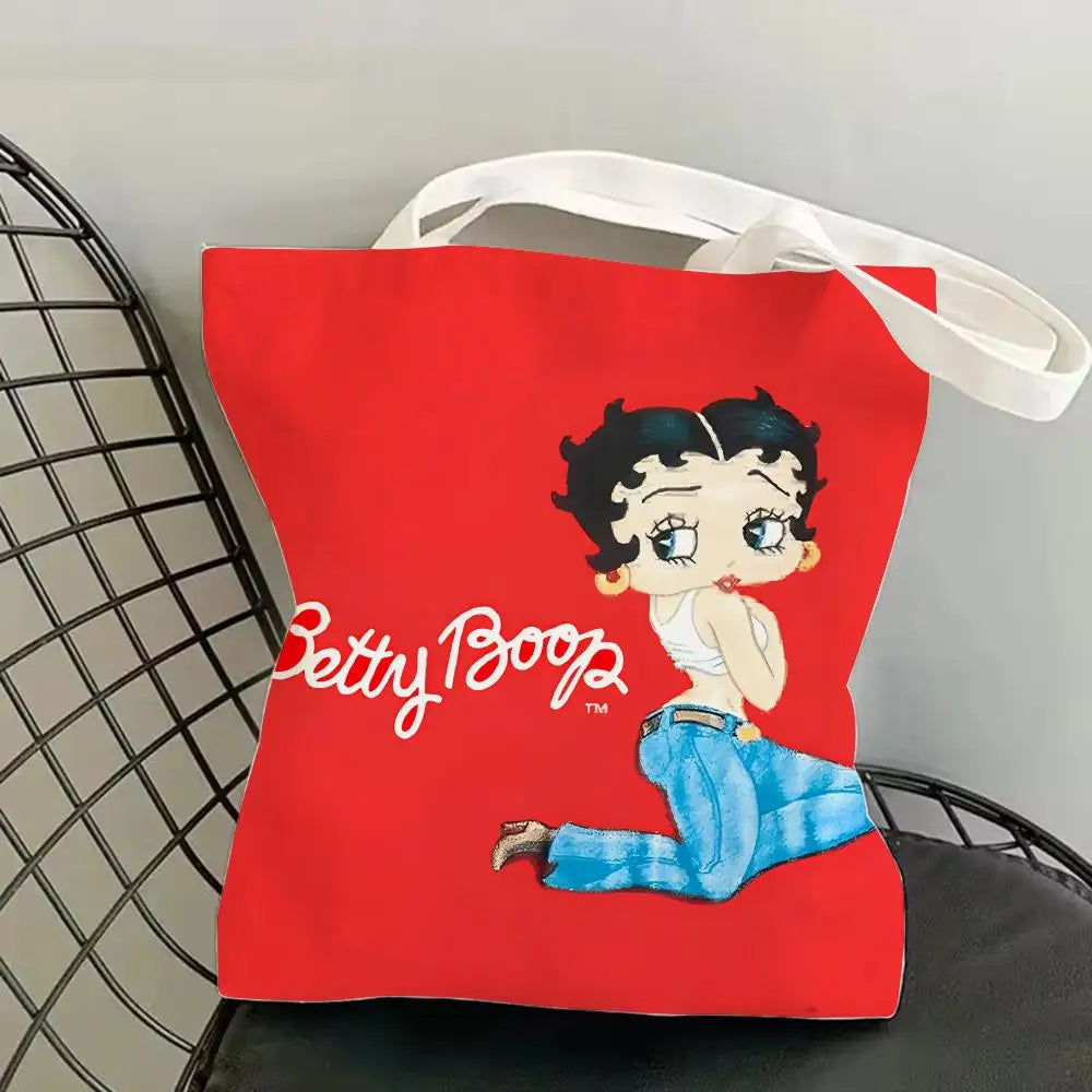 Betty Boop Canvas Tote