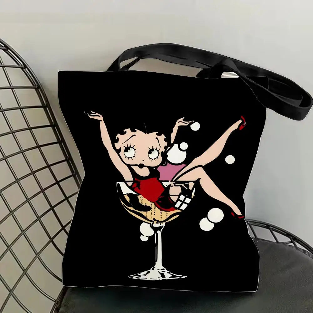 Betty Boop Canvas Tote