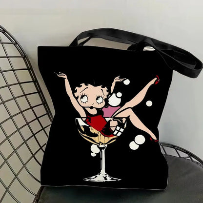 Betty Boop Canvas Tote