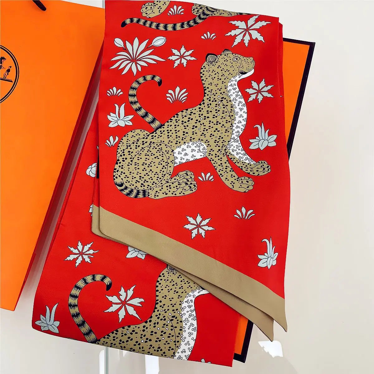 Chantal Leopard Scarf