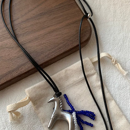 Punk Pony String Necklace