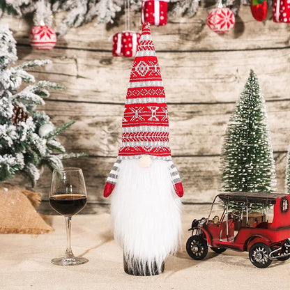 Christmas Wine Bottle Cover