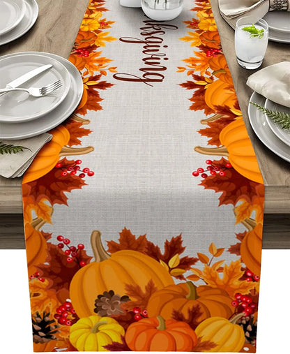 Fall Thanksgiving Table Runner