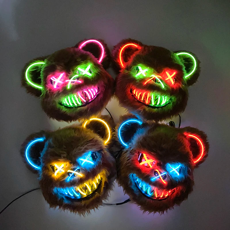 Creepy Bear LED Mask